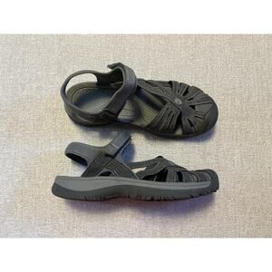 Keen Rose Sandal Closed Toe Hiking Gray Women’s Size 8.5 Outdoors Camping